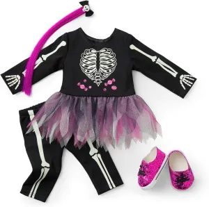 American Girl You, Glow Girl! Skeleton Costume