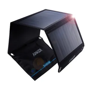Anker Portable Solar Charger 21W 2-port USB Solar Charger for iPhone /GalaxyS10 / S10  and other Android devices Compatible with others
