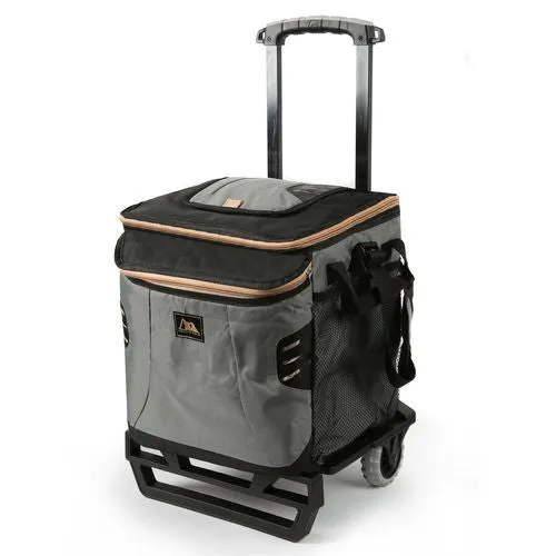Arctic Zone 50 Can Collapsible Rolling Soft Cooler Cart / Leak Proof