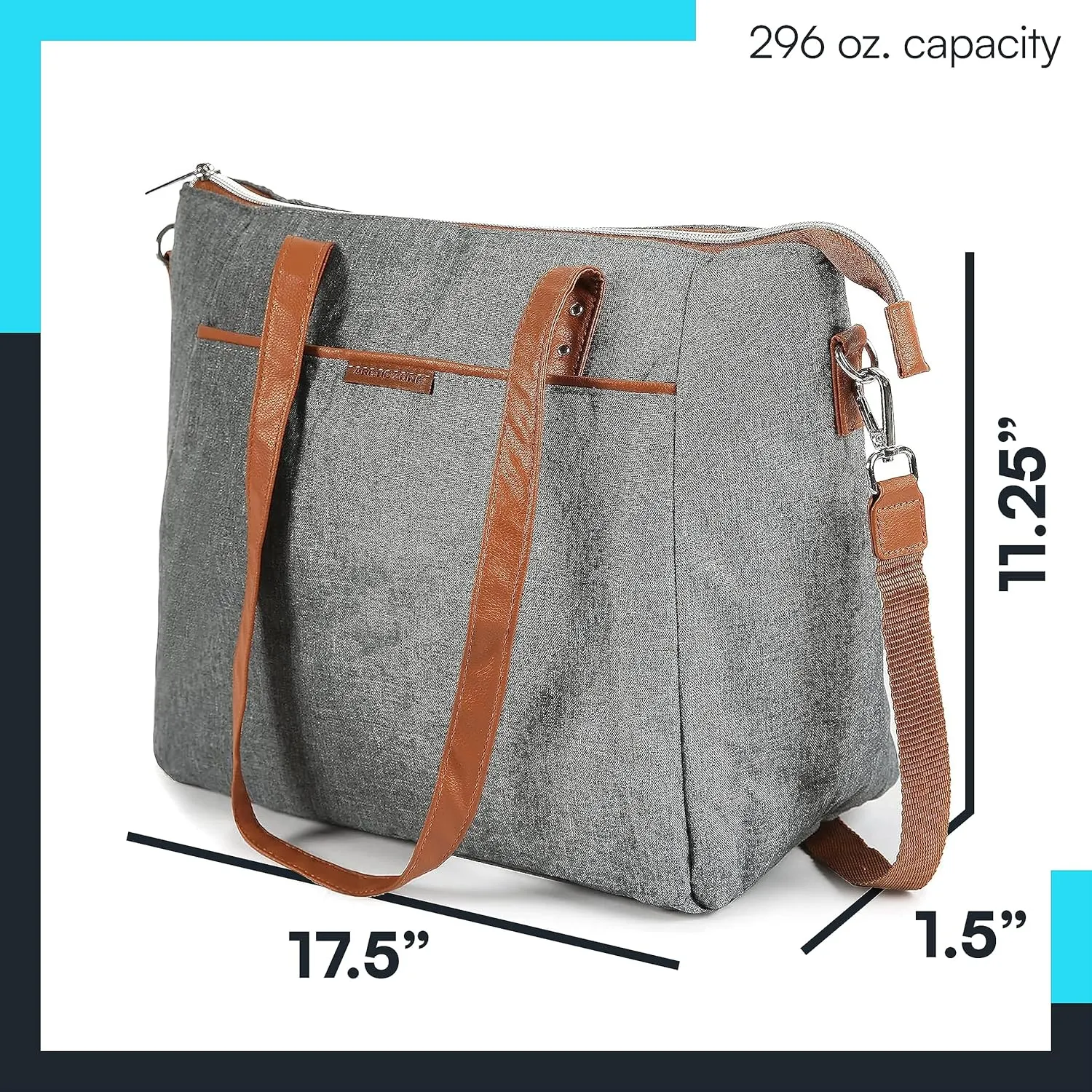 Arctic Zone Insulated Lunch Tote Bag for Women - Lunch Box Cooler Tote Bag
