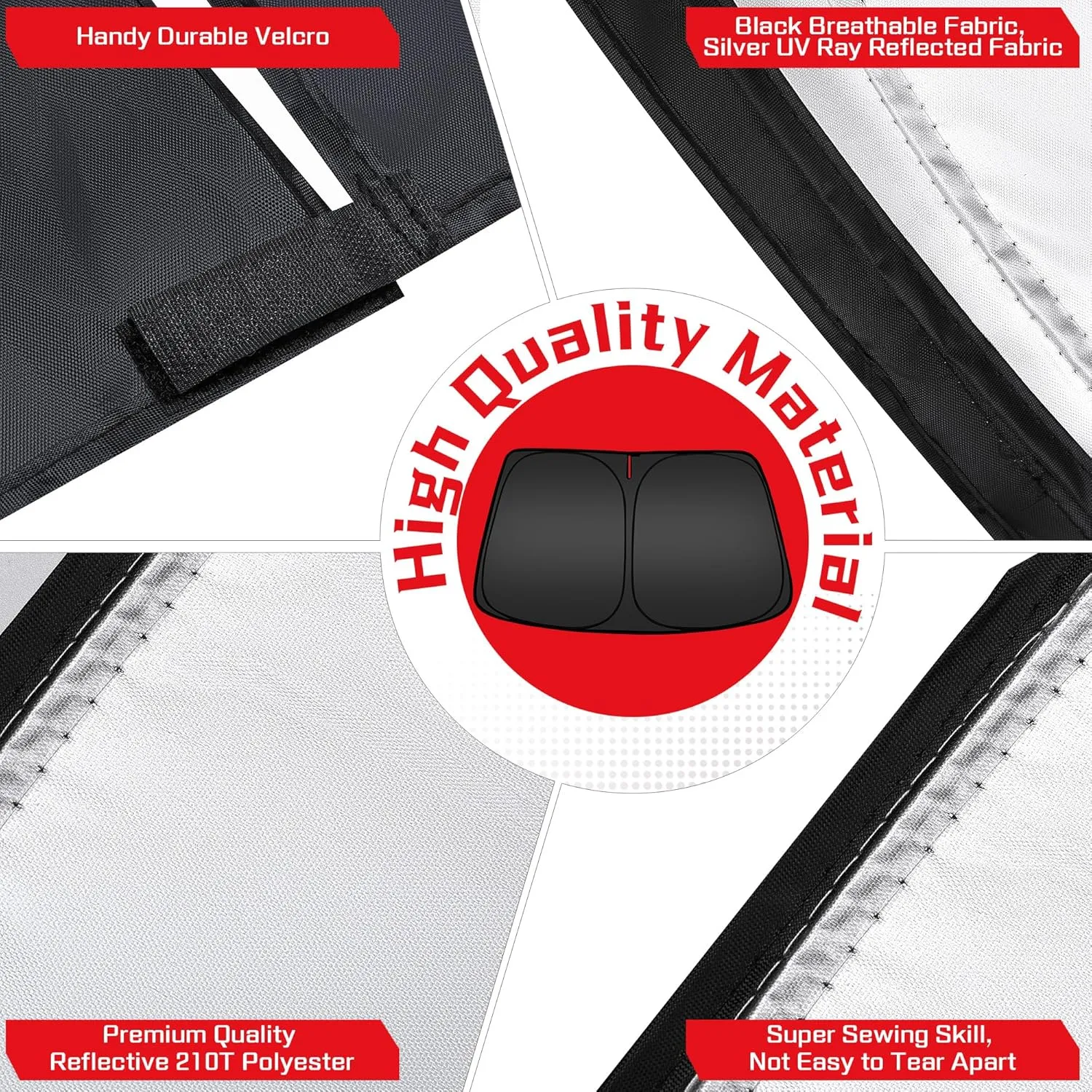 ARISMOTOR Windshield Sun Shade for Lincoln Nautilus 2024-2025, Custom Fit Foldable Front Window Sunshade Sun Visor Protector, Block UV Rays Keep Your Car Cooler