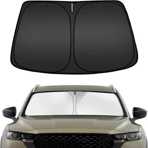 ARISMOTOR Windshield Sun Shade for Mazda CX-50 2023-2025, Custom Fit Foldable Front Window Sunshade Sun Visor Protector, Block UV Rays Keep Your Car Cooler