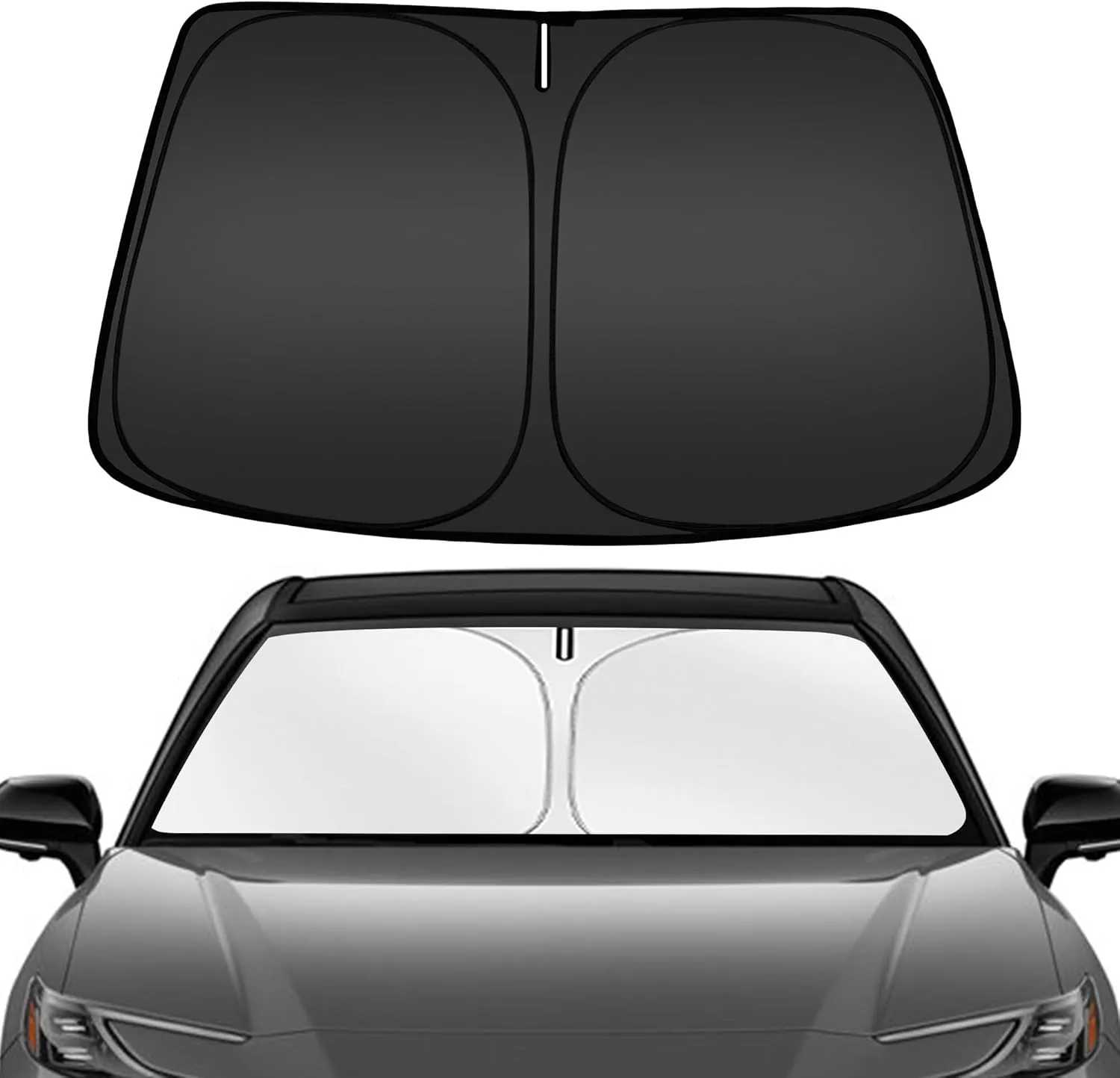 ARISMOTOR Windshield Sun Shade for Toyota Camry 2025, Custom Fit Foldable Front Window Sunshade Sun Visor Protector, Block UV Rays Keep Your Car Cooler
