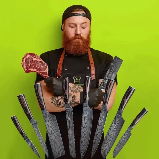 Asian knife set Premium 【Last day discount】
