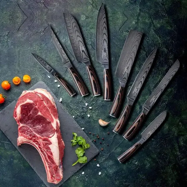 Asian knife set Premium 【Last day discount】