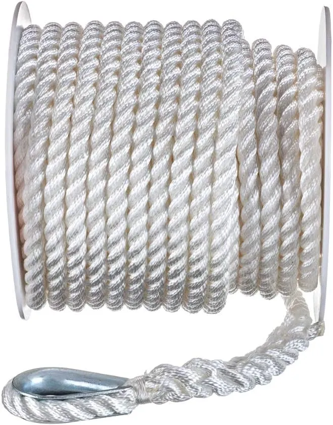 Attwood Nylon Twisted Anchor Line with Thimble