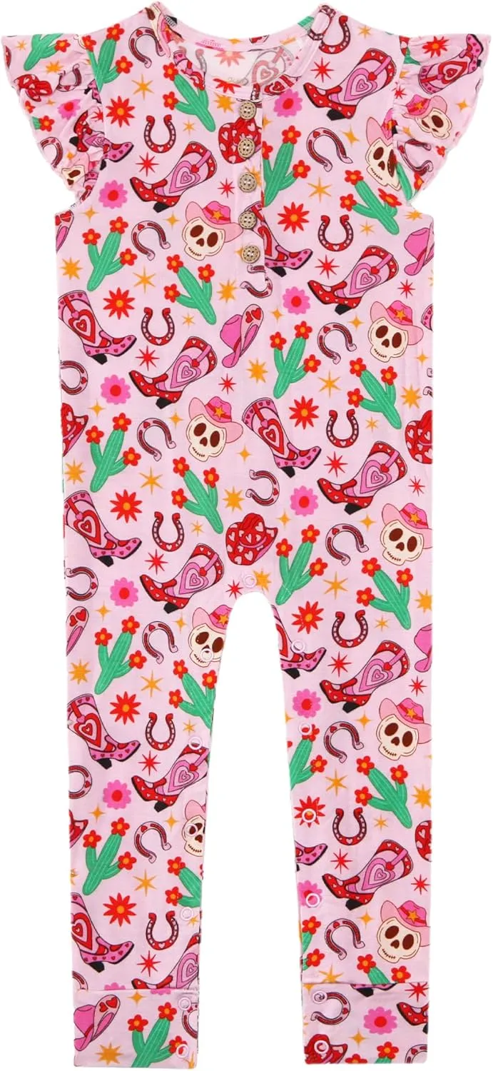 Baby Romper Infant Girls Sleeveless Ruffle One Piece Rompers Viscose from Bamboo Outfits Snap Jumpsuit Clothes