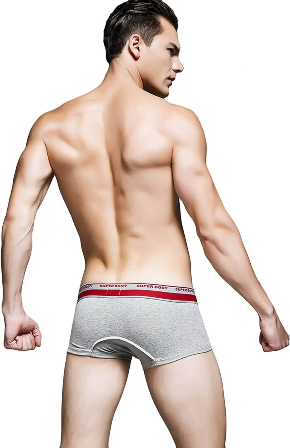 Banana Bucket Men's Sexy Lingerie Cotton Tie Rope Cute Boxer Brief Underwear Panties