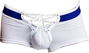 Banana Bucket Men's Sexy Lingerie Cotton Tie Rope Cute Boxer Brief Underwear Panties