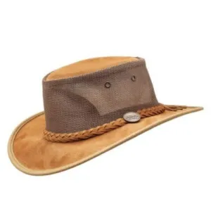 Barmah Squashy Cowhide Cooler Hat