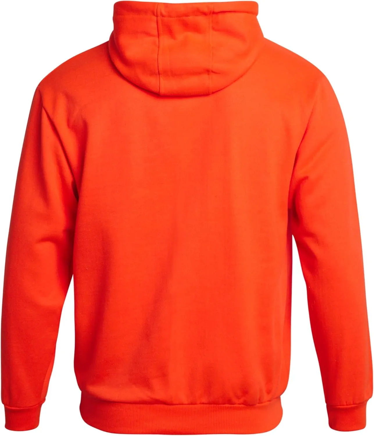 Bass Creek Outfitters Men's High Visibility Warm Sweatshirt - Safety Workwear Pullover Hoodie: Neon Yellow, Orange