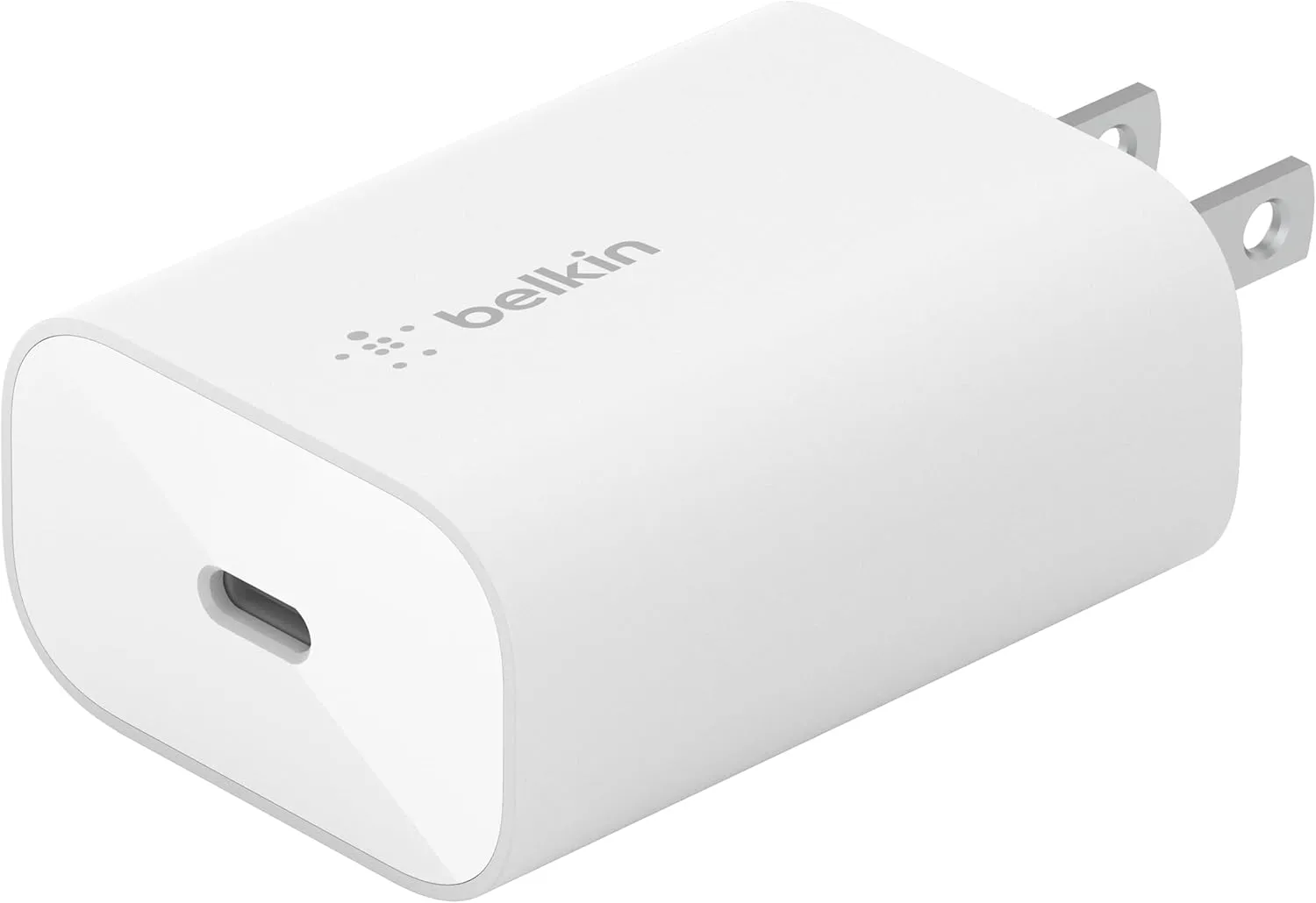 Belkin 25-Watt USB-C Wall ChargerPower Delivery PPS Fast Charging, for Apple iPhone 16 Series, Galaxy S25, iPad, AirPods, Nintendo Switch 2 & More