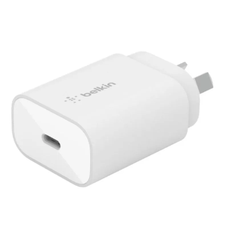 Belkin 25W USB-C PD 3.0 PPS Wall Charger - White