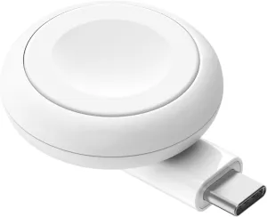 Belkin Portable USB-C Apple Watch Charger - MFi-Certified for Apple Watch Series 9, 8, 7, Ultra & More - Type C Charger Compatible with MacBook, iPhone 16 & More - White