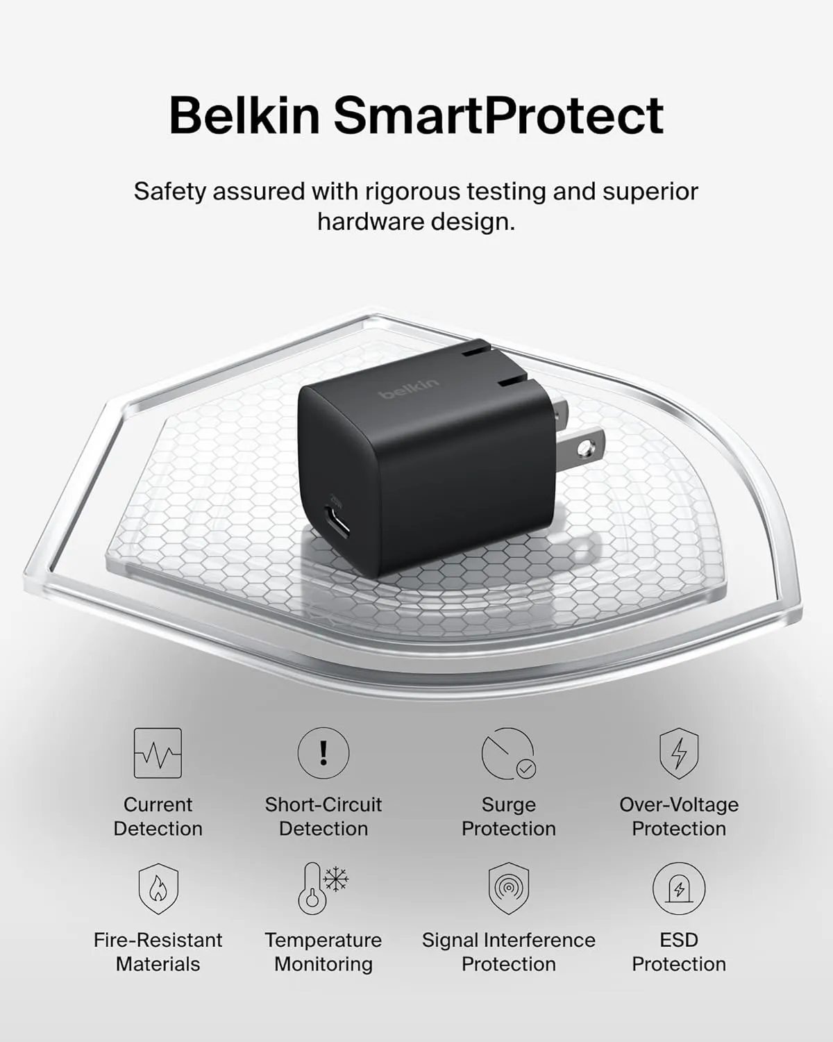 Belkin USB C Charger Block 25W (2 Pack) – PD3.0 PPS Fast Charging - Samsung Galaxy S25, S24, S23, S22, Apple iPhone 16, iPhone 15/14/13 Plus, Pro, Pro Max, Google Pixel 9, Nintendo Switch, etc - Black