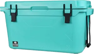BISON COOLERS Rotomolded Cooler Extreme Engineered Durability with Hard Shell, Lid and Liner | Long Lasting Ice Chest with Double Insulated Walls | Made in The USA
