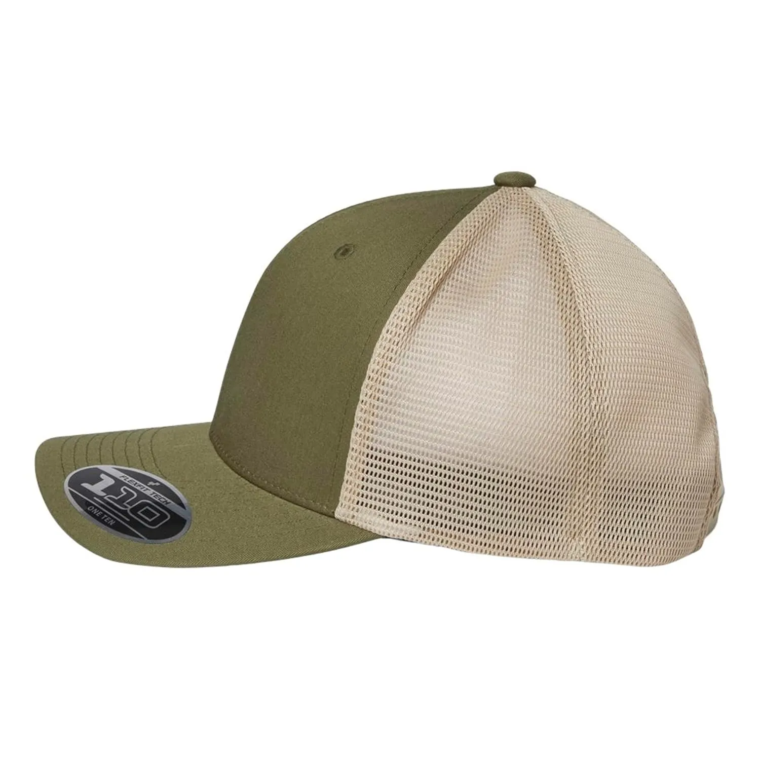 Black Lantern Trucker Hats - Bigfoot Hat - Snapback Adjustable Trucker Hats for Men and Women - Trucker & Baseball Caps for Men - Outdoor Aesthetic Headwear (Olive/Tan)