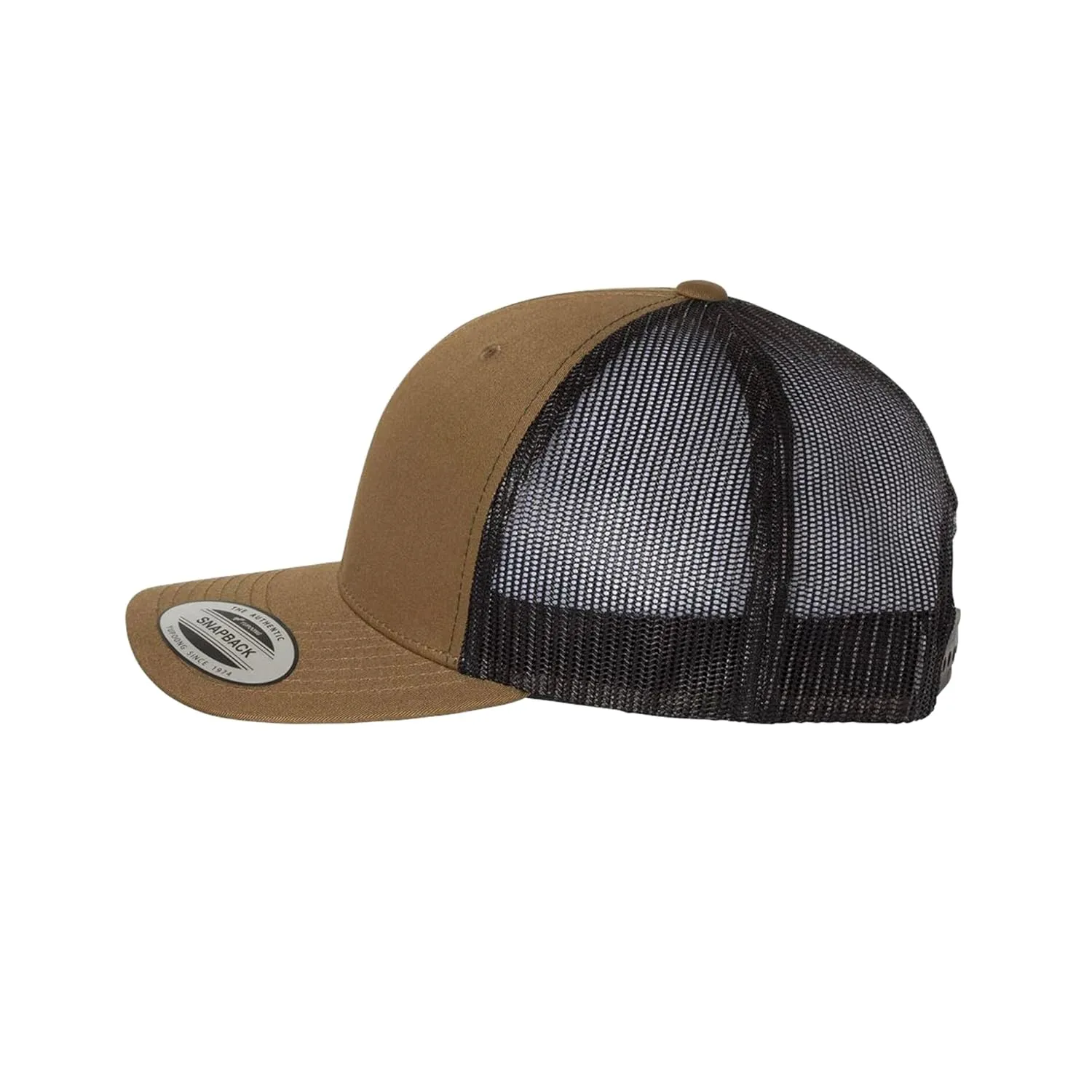 Black Lantern Trucker Hats - Curved Bill Snapback Adjustable Trucker Hat for Men and Women - Nature Themed Trucker Caps for Nature Lovers - Trucker & Baseball Caps - Outdoor Aesthetic Headwear (Buffalo Landscape)