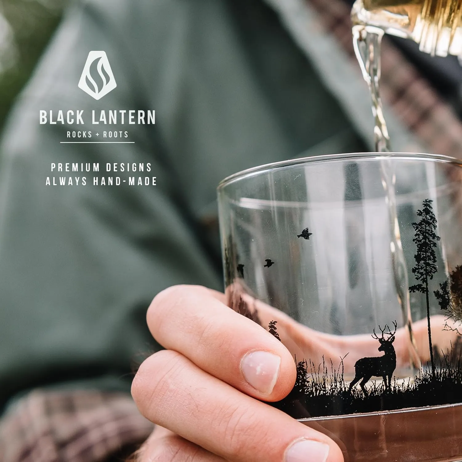 Black Lantern Trucker Hats - Curved Bill Snapback Adjustable Trucker Hat for Men and Women - Nature Themed Trucker Caps for Nature Lovers - Trucker & Baseball Caps - Outdoor Aesthetic Headwear (Nature Guitar)
