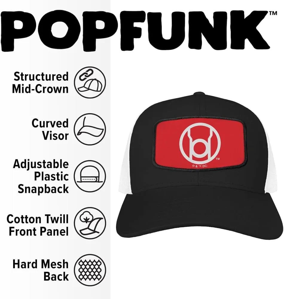 Blackest Night Lanterns Patch Adjustable Snapback Trucker Hat - Unisex