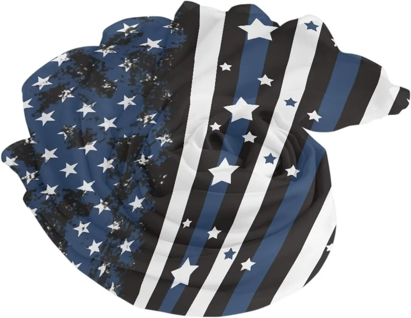 Blue American Flag Waterproof Sandproof Beach Blanket for Adults Outdoor Beach Mat Woven Lightweight Foldable Picnic Mat for Travel Camping Hiking Beach Towel Large