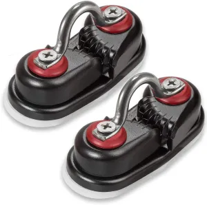 Boat Cam Cleats for Rope, Marine Line Cleats, Ball Bearing Fast Entry for Line Sizes Up to 5/8 Inch, Sailing Sailboat Kayak Accessories(2 Pcs)