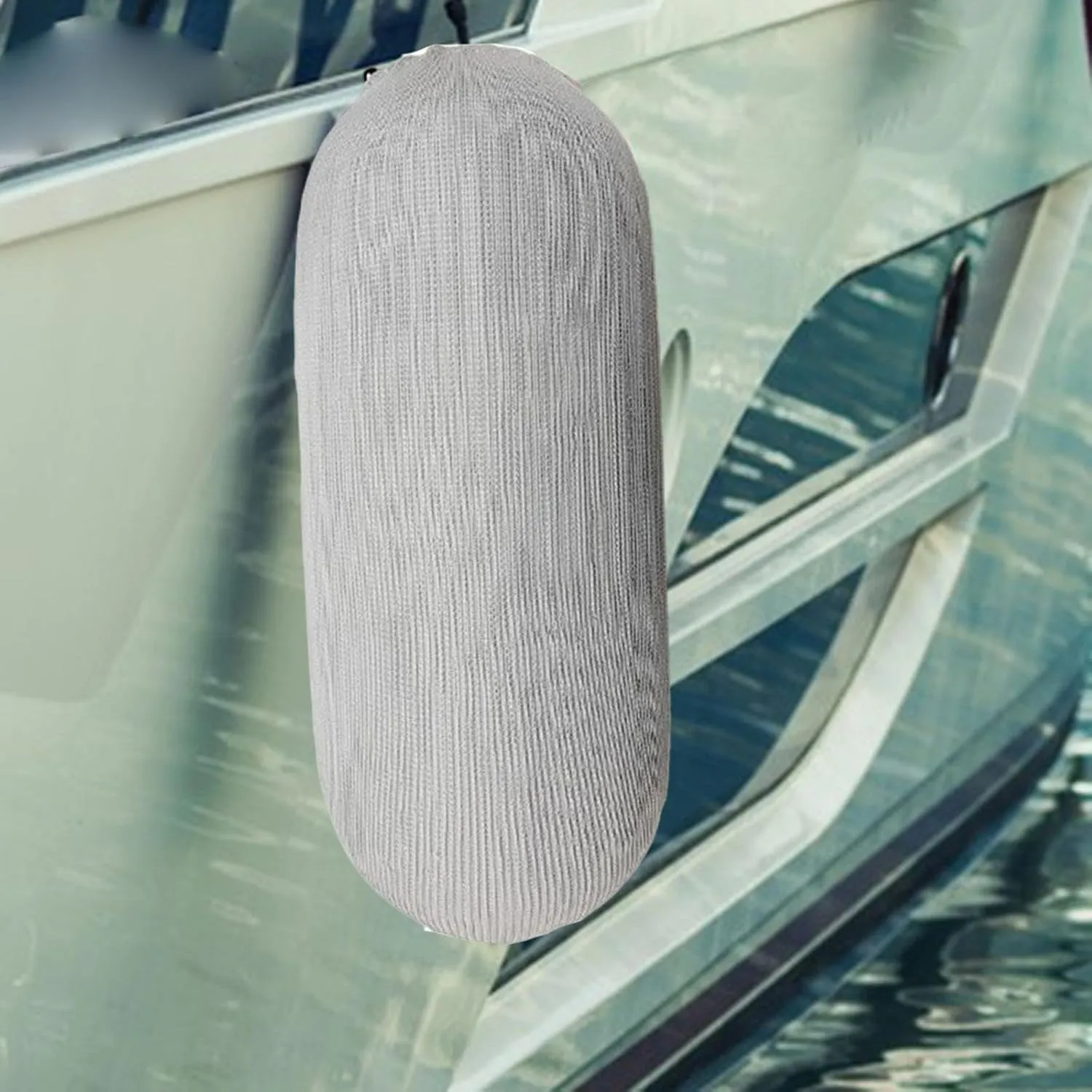 Boat Fender Cover Protector Stretch Anti Collision Drawstring Design Protective Sock Sleeve for Accessories Outdoor Sports