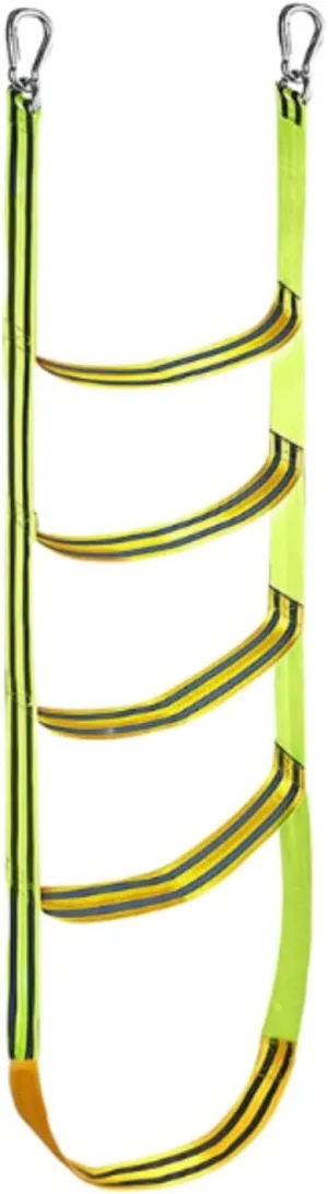 Boat Rope Ladder Foldable Portable Swim Sturdy Heavy Duty Climbing Rope Ladder for Yacht Dinghy Canoeing Pontoon Boat