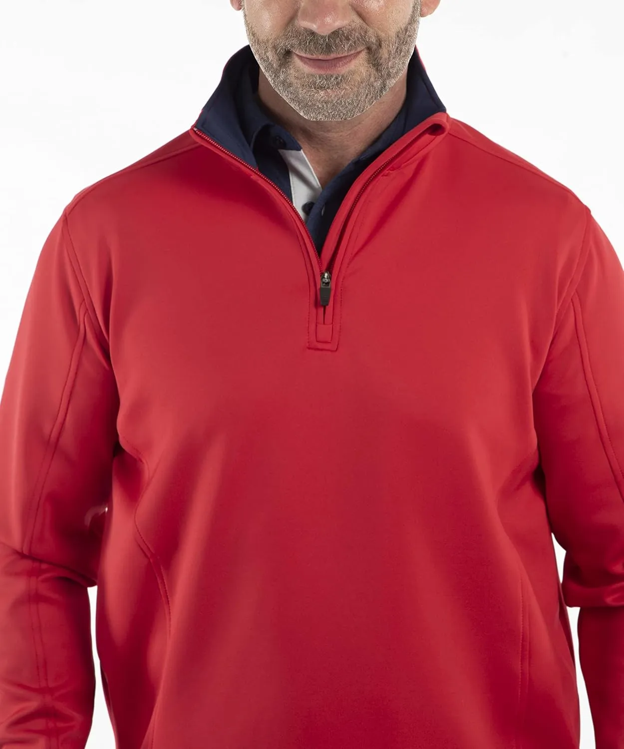 Bobby Jones Golf Apparel - Performance RTJ Quarter-Zip Golf Pullover for Men