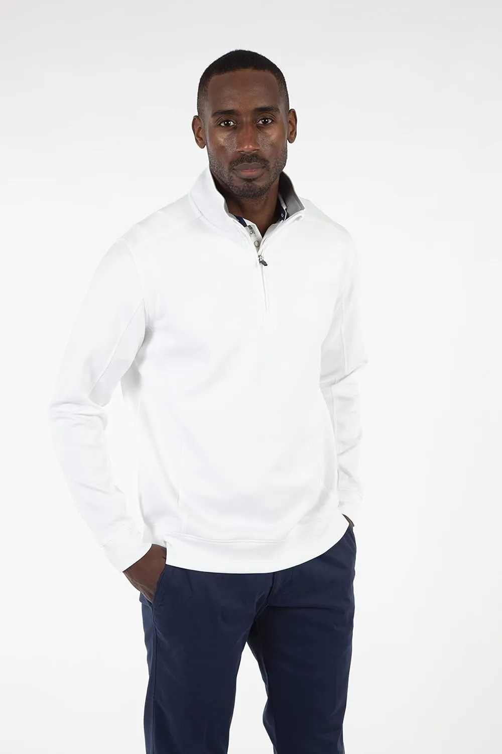 Bobby Jones Golf Apparel - Performance RTJ Quarter-Zip Golf Pullover for Men