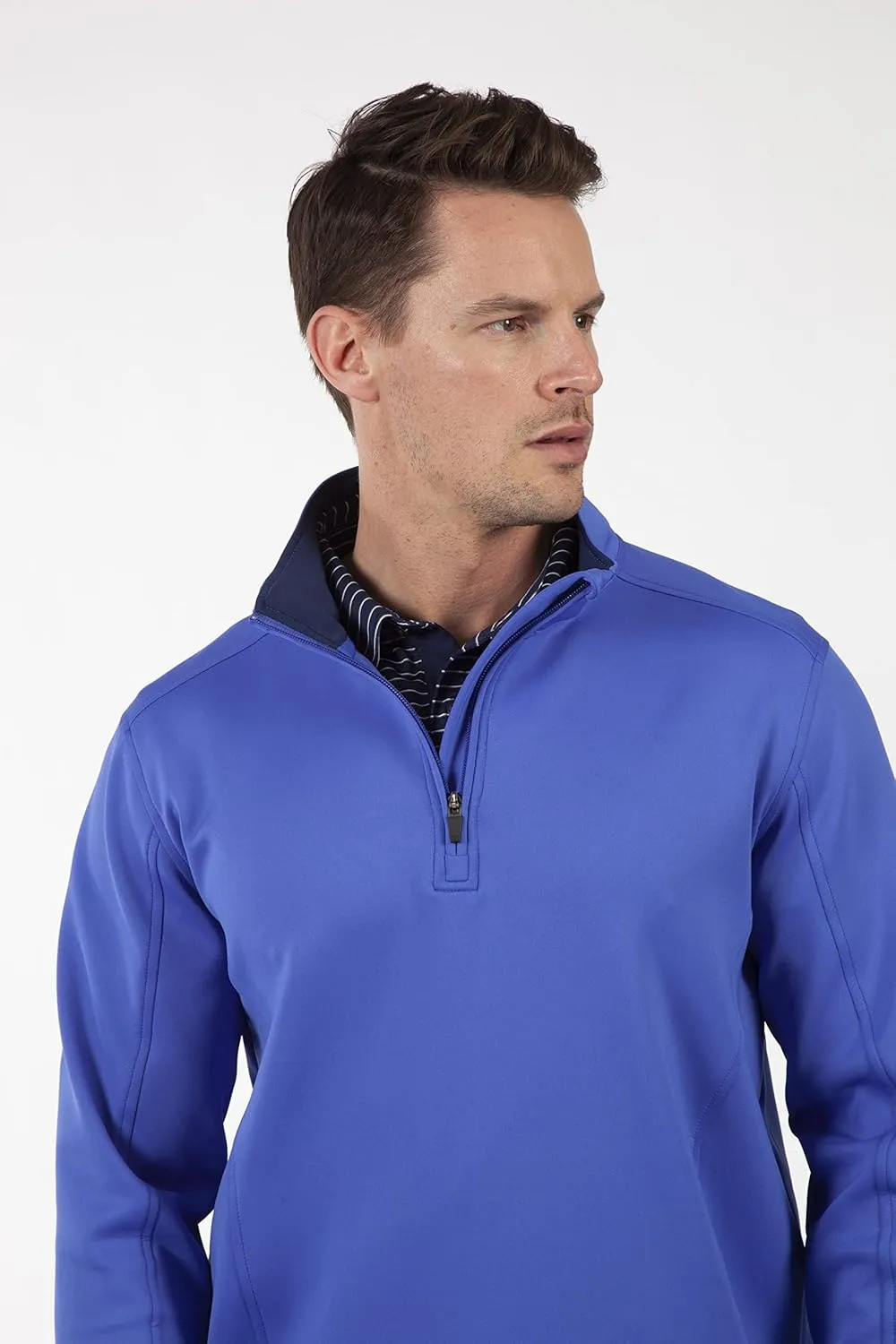 Bobby Jones Golf Apparel - Performance RTJ Quarter-Zip Golf Pullover for Men