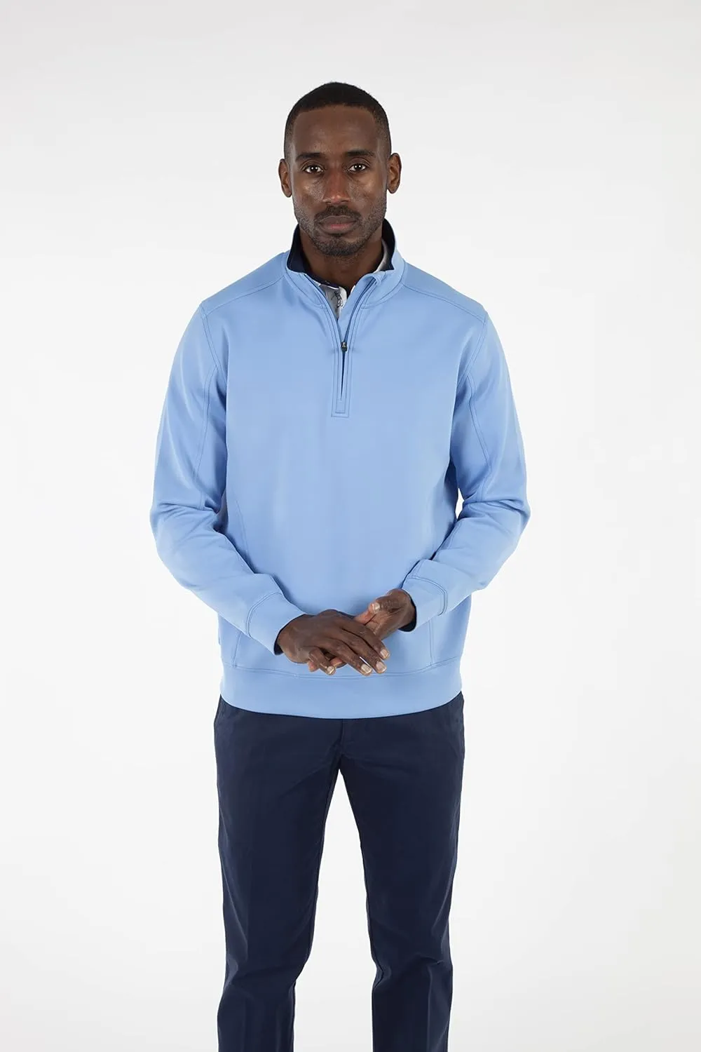 Bobby Jones Golf Apparel - Performance RTJ Quarter-Zip Golf Pullover for Men