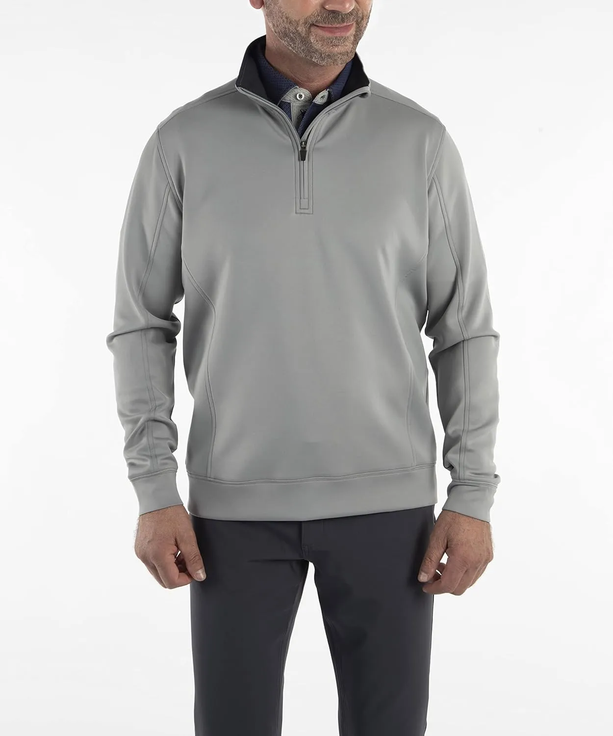 Bobby Jones Golf Apparel - Performance RTJ Quarter-Zip Golf Pullover for Men