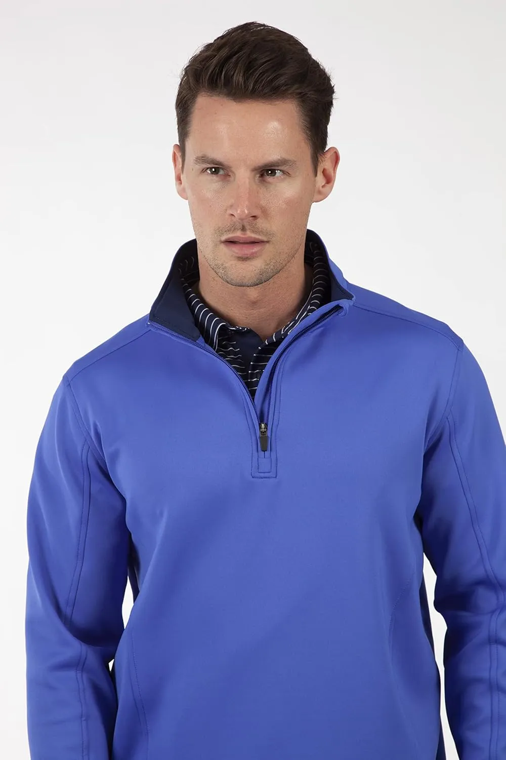 Bobby Jones Golf Apparel - Performance RTJ Quarter-Zip Golf Pullover for Men