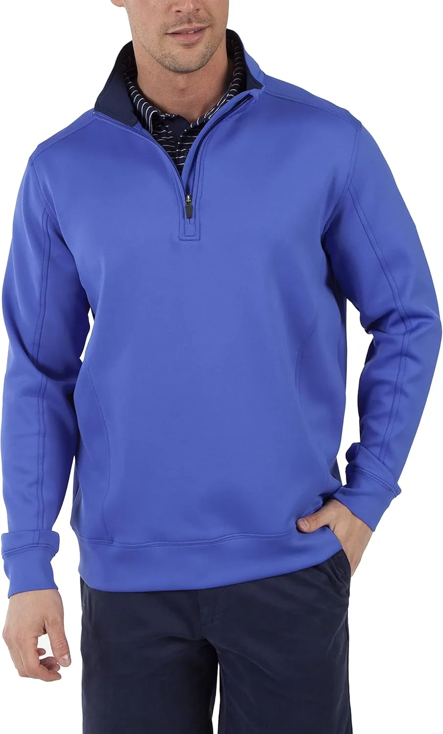 Bobby Jones Golf Apparel - Performance RTJ Quarter-Zip Golf Pullover for Men