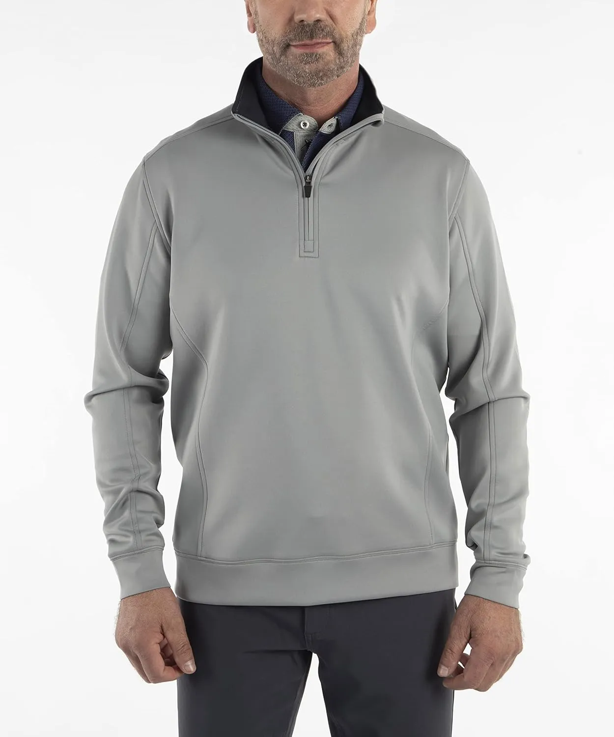 Bobby Jones Golf Apparel - Performance RTJ Quarter-Zip Golf Pullover for Men