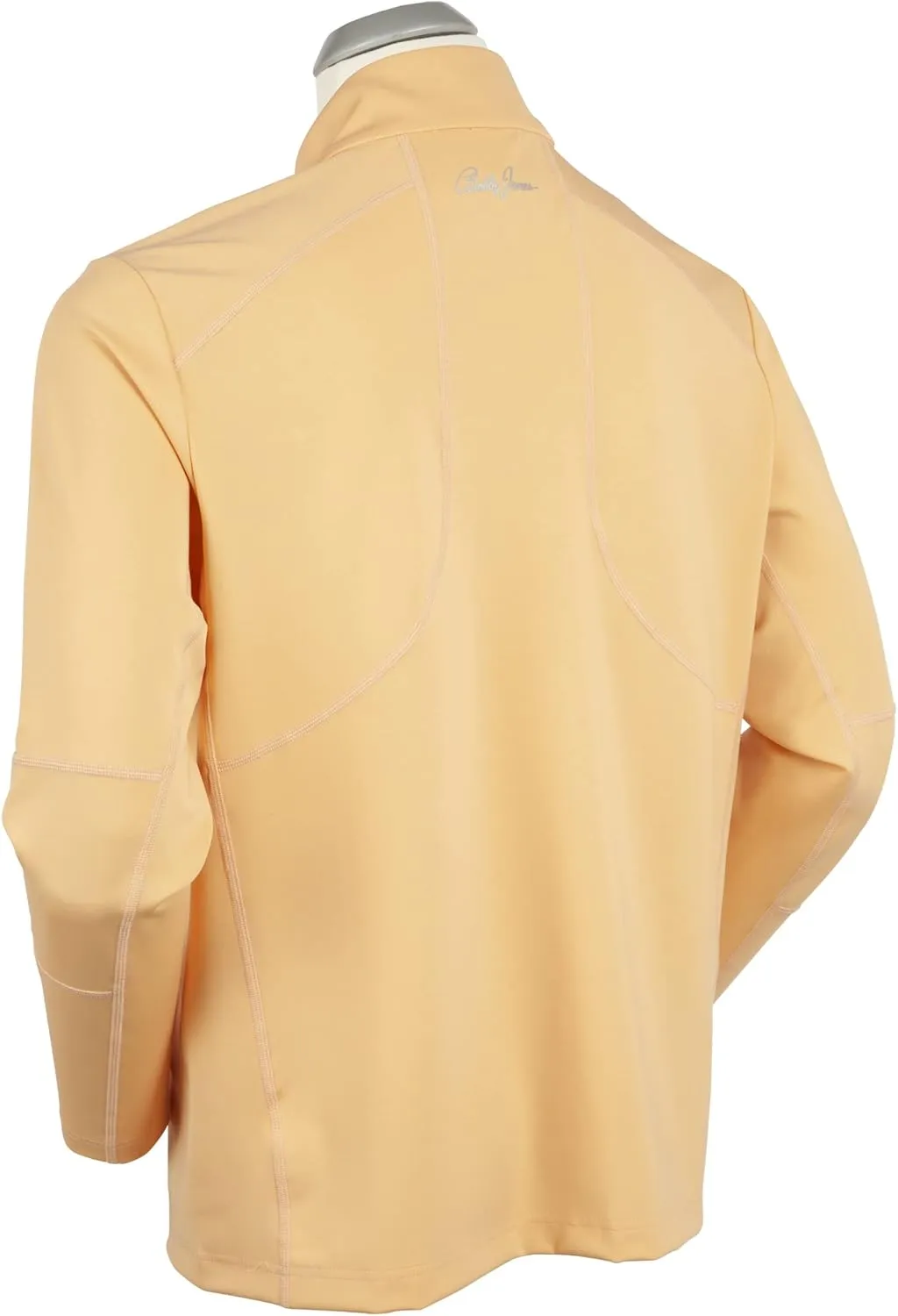 Bobby Jones Golf Apparel - Performance Viking Quarter-Zip Long-Sleeve Polyester/Spandex Pullover Sweater for Men