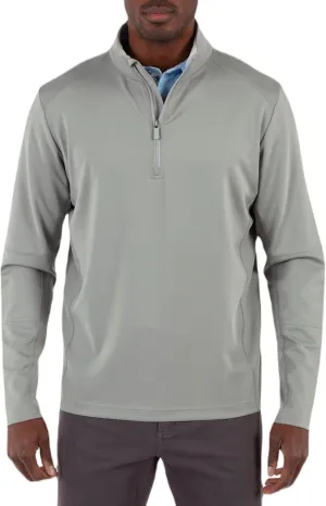 Bobby Jones Golf Apparel - Performance Viking Quarter-Zip Long-Sleeve Polyester/Spandex Pullover Sweater for Men