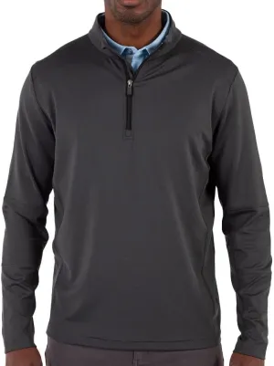 Bobby Jones Golf Apparel - Performance Viking Quarter-Zip Long-Sleeve Polyester/Spandex Pullover Sweater for Men