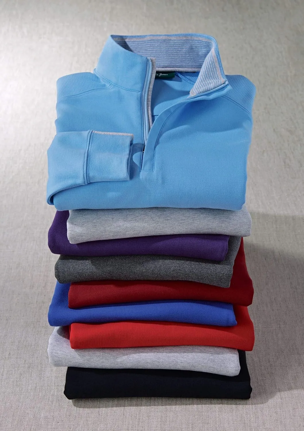 Bobby Jones Lux Pima Leaderboard Golf Pullover – Men’s 1/4 Zip Pullover Golf Apparel