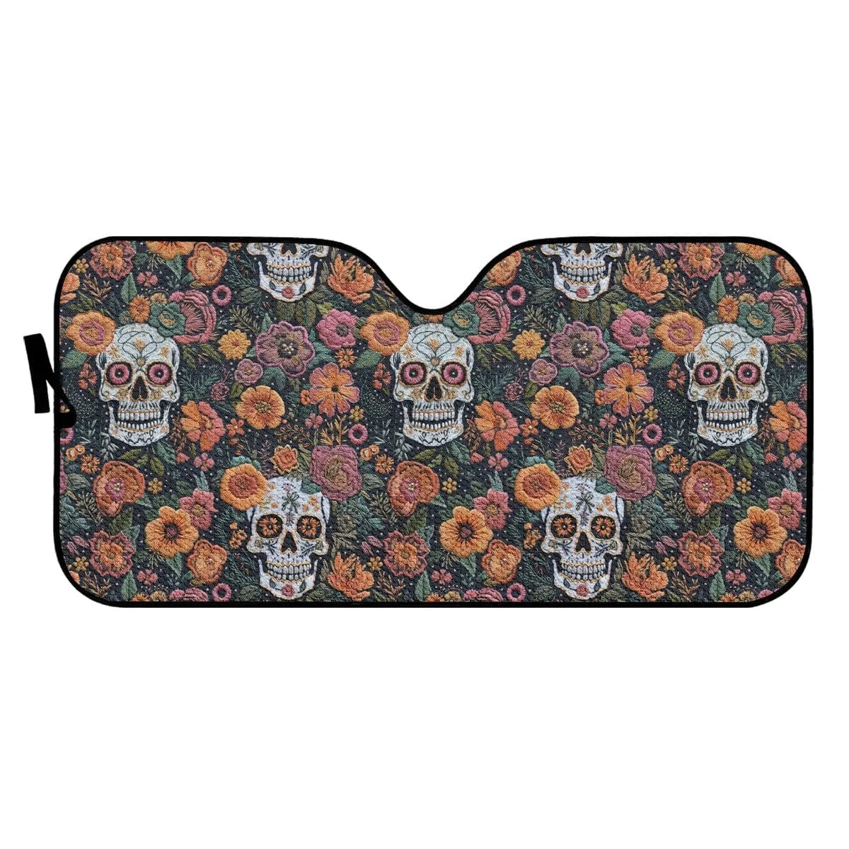 Boho Skulls Car Shade