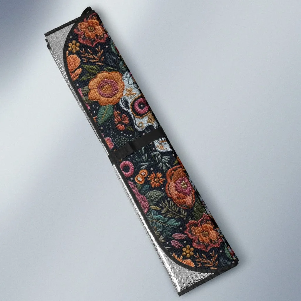 Boho Skulls Car Shade
