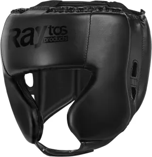 Boxing Headgear [Lightweight 210g, Made PU, 180 Degree Wide Field of View, Independent Zone Protection, with Non-Slip Head Strap, Unisex] Kickboxing Bokushingu Boxing