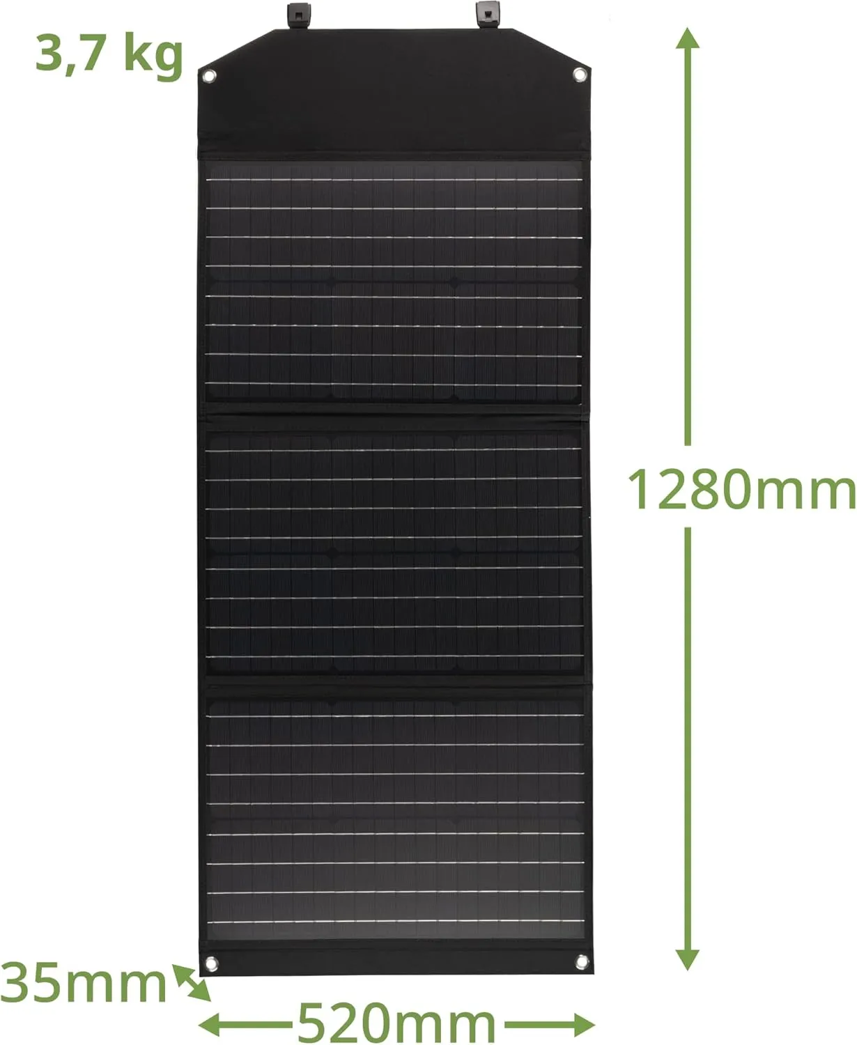 BRESSER Mobile Solar Charger 90 Watt with USB and DC output