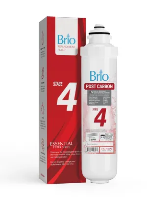 Brio Water Cooler Filter Replacement - Stage-4: Post Carbon Block - for Brio model CLPOUROSC420RO