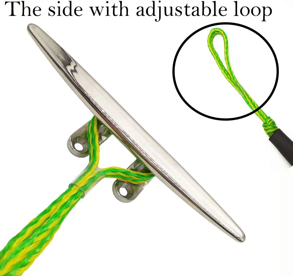 Bungee Dock Line Dockline for Boats Mooring Rope Bungee Cord Docking String Shock Bungee Docking Ropes for Boat Kayak, Jet Ski, Pontoon, Canoe, Power Boat WaveRunner Green (4X)