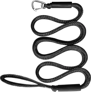 Bungee Dock Line with Stainless Steel Clip Boat Rope Mooring String with Foam Float for Docking,Kayak,Watercraft,SeaDoo,Jet Ski,Pontoon,Canoe,Power Boat Accessory,7-10ft