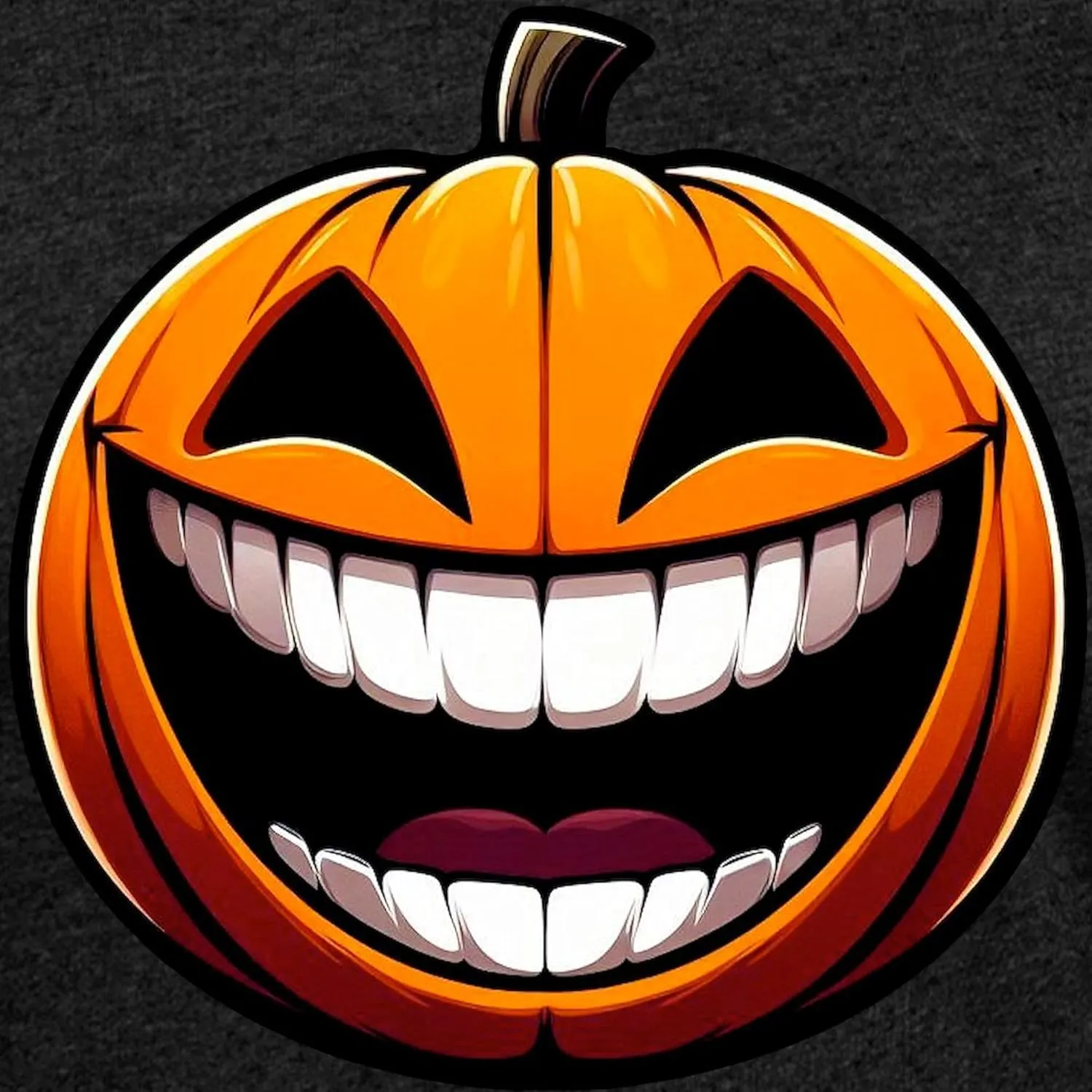CafePress Big Smile Jack O Lantern Halloween October Holid Men's Football T Shirt Men's Football T-Shirt
