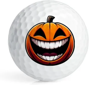 CafePress Big Smile Jack O Lantern Halloween October Holid Novelty Golf Balls (Pk of 12)