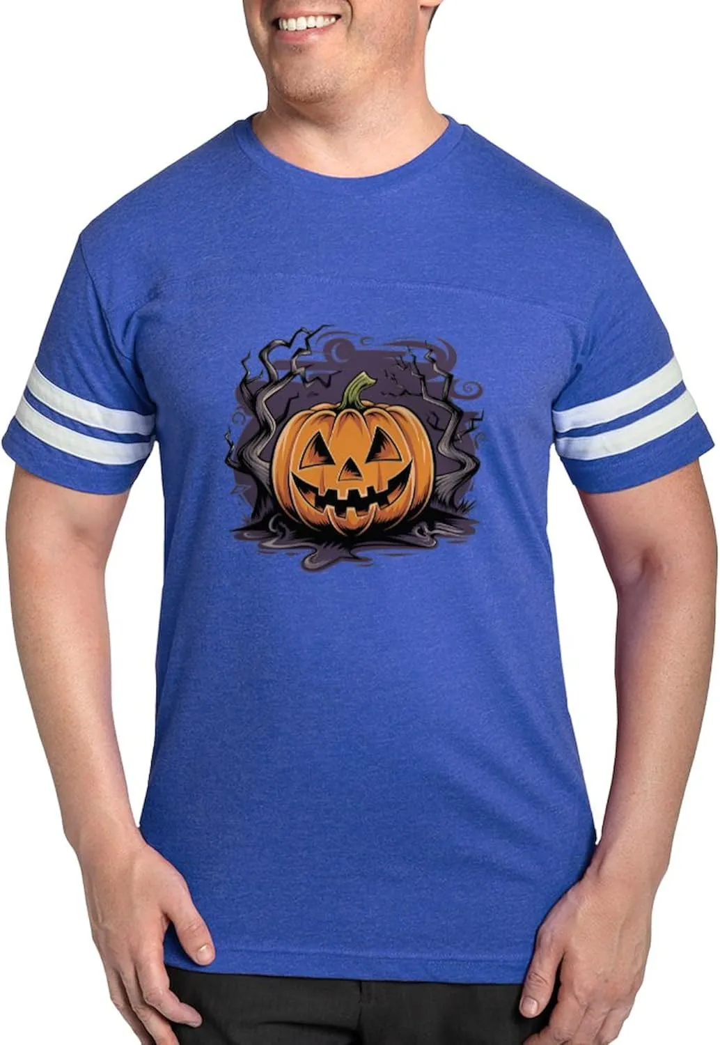 CafePress Jack O' Lantern Magic Men's Football T Shirt Men's Football T-Shirt